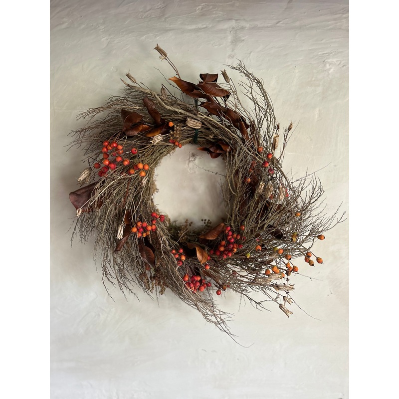Dried Flower Wreath-approx 48cms wide