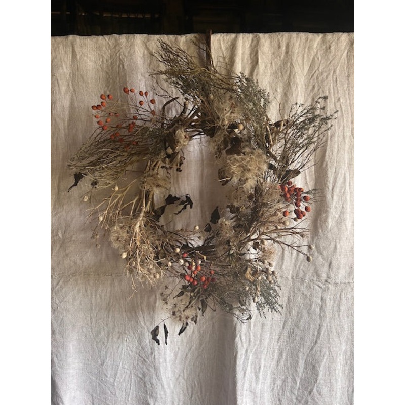 Dried Flower Wreath-approx 67cms wide