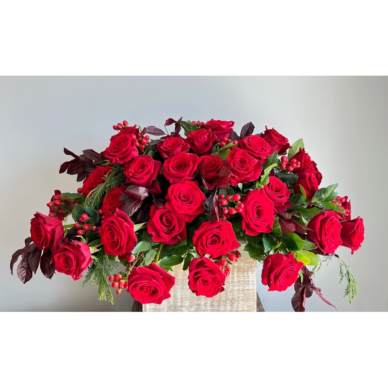 Blanket Casket Spray-Half casket – one sided viewing & Full casket – one sided viewing & Luxe – one sided viewing & Half casket – all around viewing & Full Casket – all around viewing & Luxe – All around viewing-designer choice feminine & designer choice