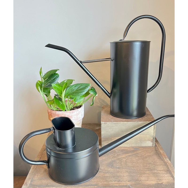 Fletch Watering Can-Large 14.25″L x 5″W x 12.75″H & Small 17.5L x 5″W x 5.75″H