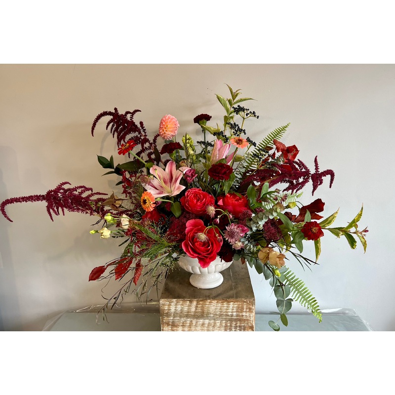 Pedestal Arrangements – Jewel Tones