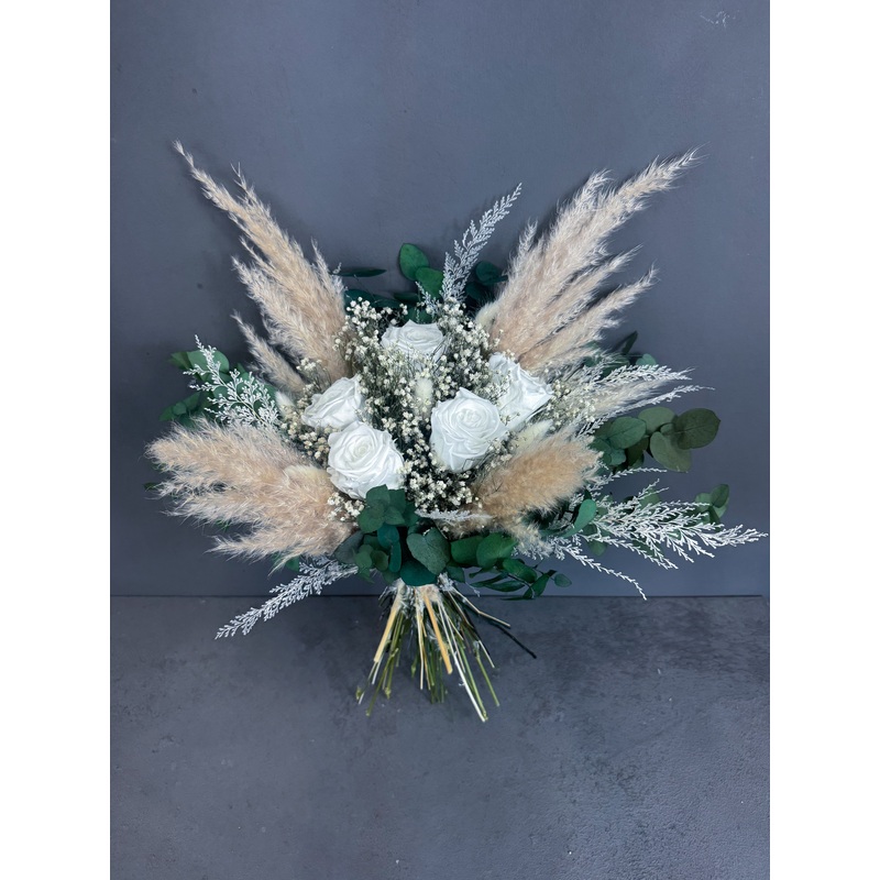 Darcy Dried Flower Bridal Bouquet