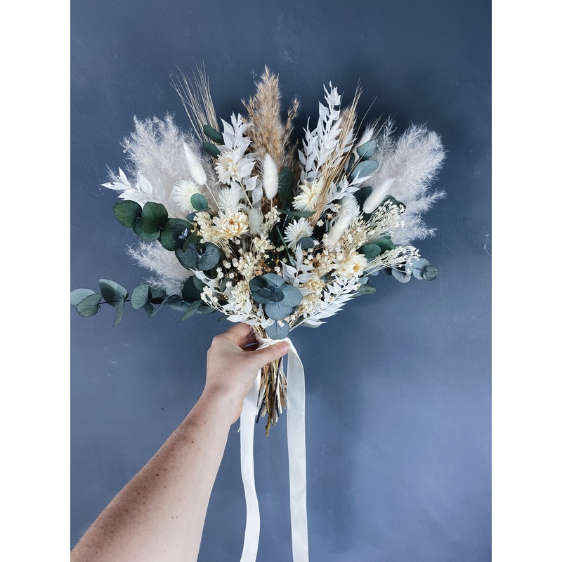 Darla dried bridal bouquet-Posy & Standard & Luxe