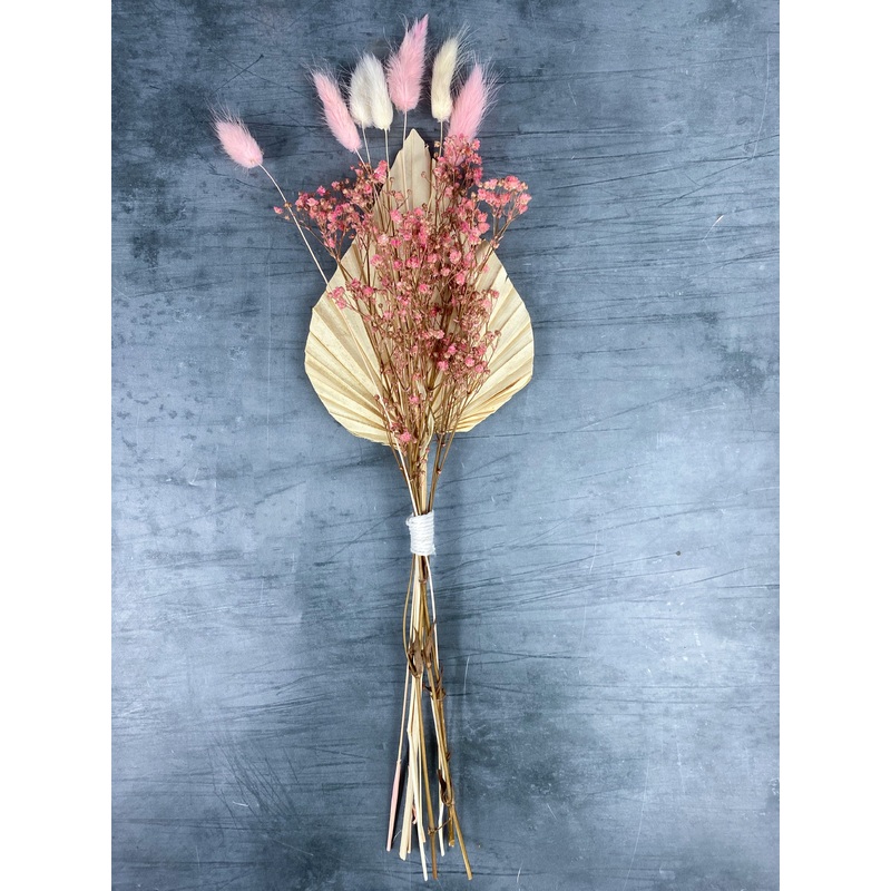 Dried Flower Posy – Pink