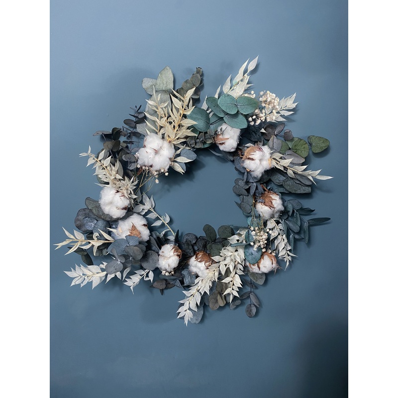 Aya Dried Flower Wreath-DIY KIT & Readymade