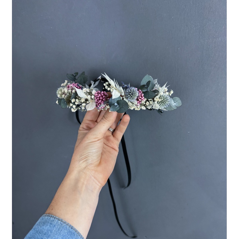 Devon dried flower crown