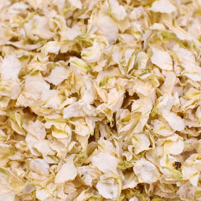 Dried flower confetti-Ivory & Pink & Blue