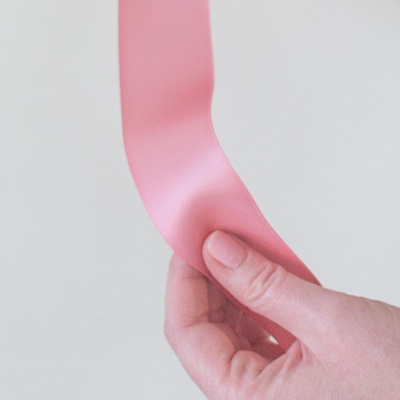 Dusty Rose Satin Ribbon