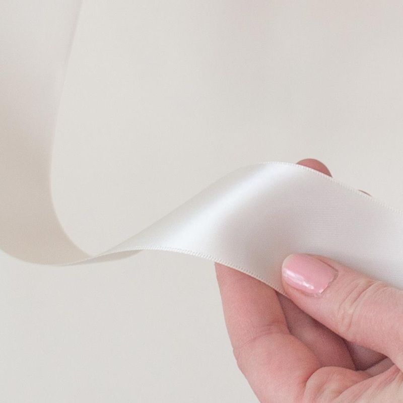 Ivory Satin Ribbon