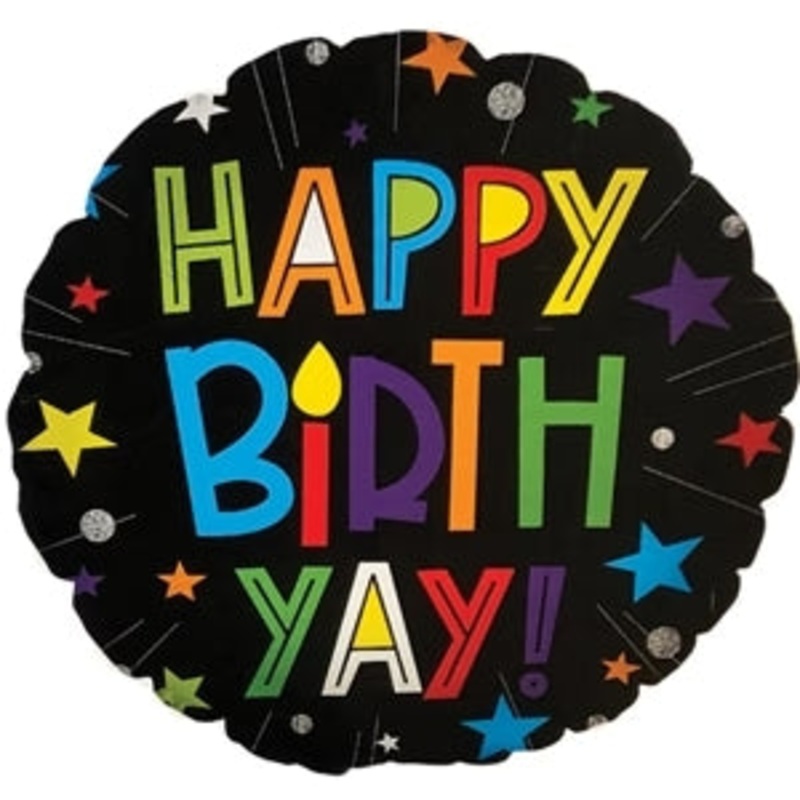 114587 (31931) – Mylar Happy Birthday Yay 17