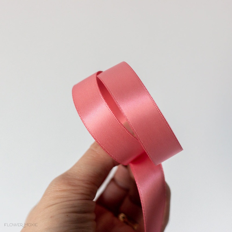 Bout and Corsage Satin Ribbon – Dusty Rose