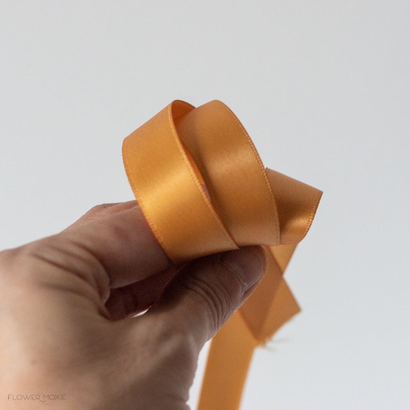 Bout and Corsage Satin Ribbon – Gold