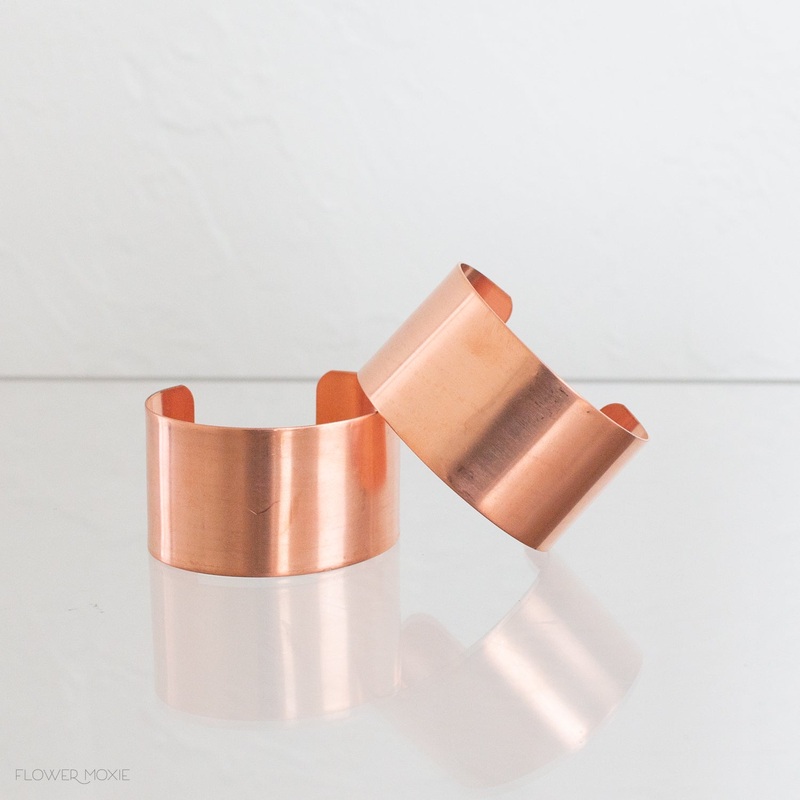 Copper Wrist Cuff Corsage – 1.5