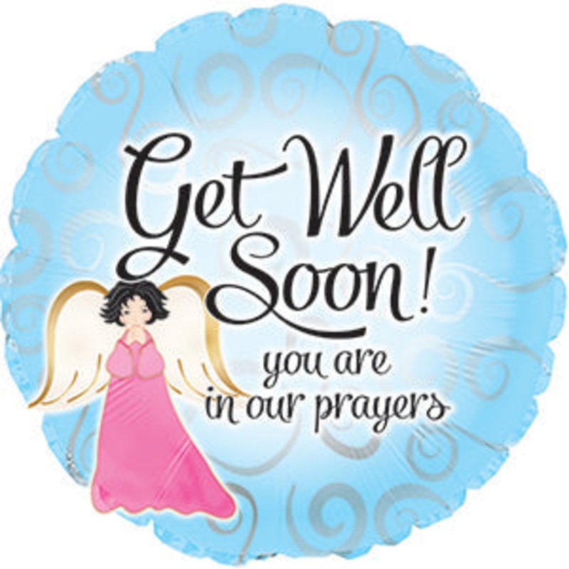 114041 (29598) – Mylar Get Well Soon Angel 17
