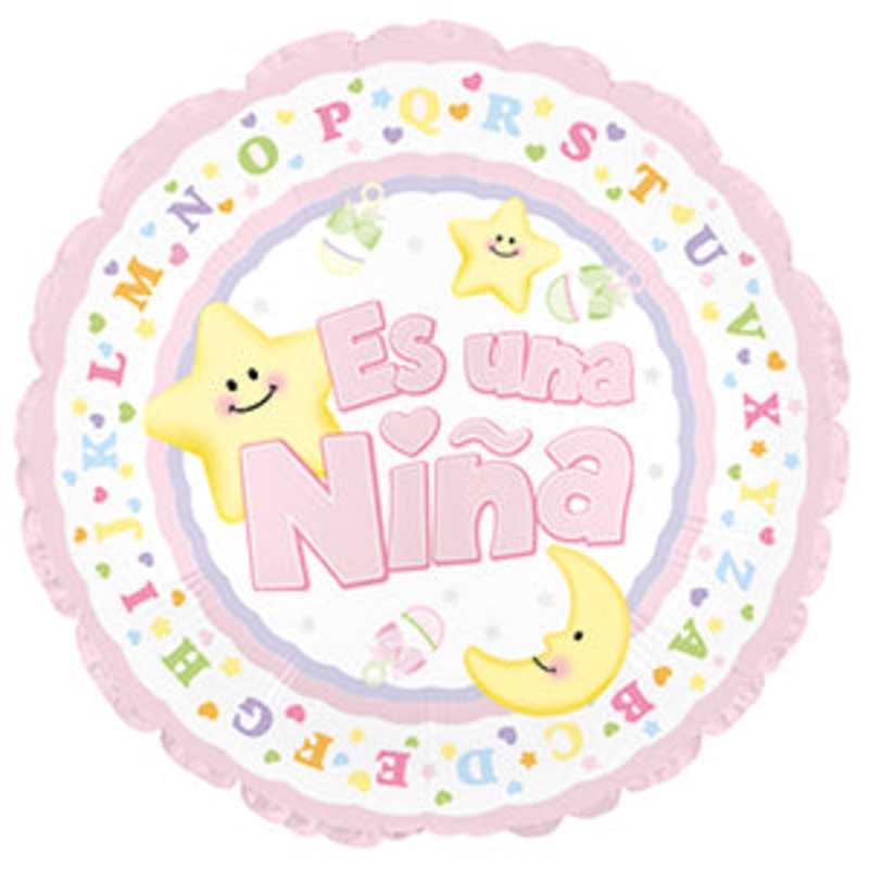 114296 (13779) – Mylar Spanish It’s A Girl 17