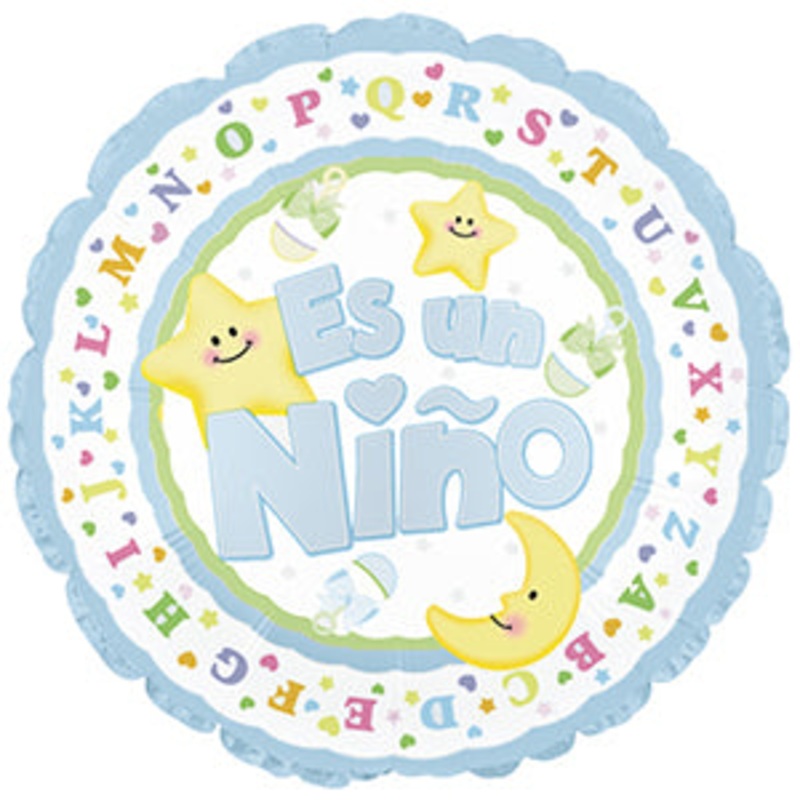 114297 (13780) – Mylar Spanish It’s A Boy 17