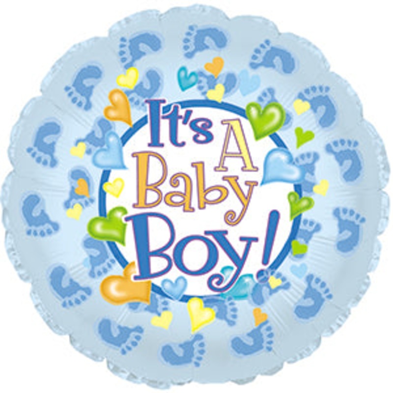 114505 (19679) – Mylar Baby Boy Footsies 17
