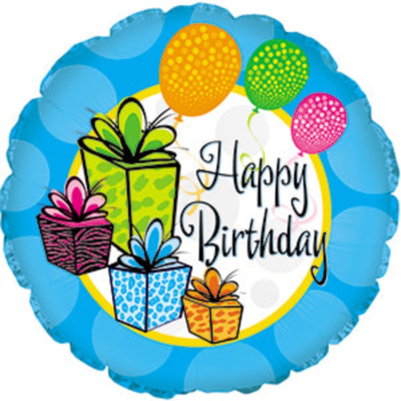 114606 (13768) – Mylar Happy Birthday Gifts 17