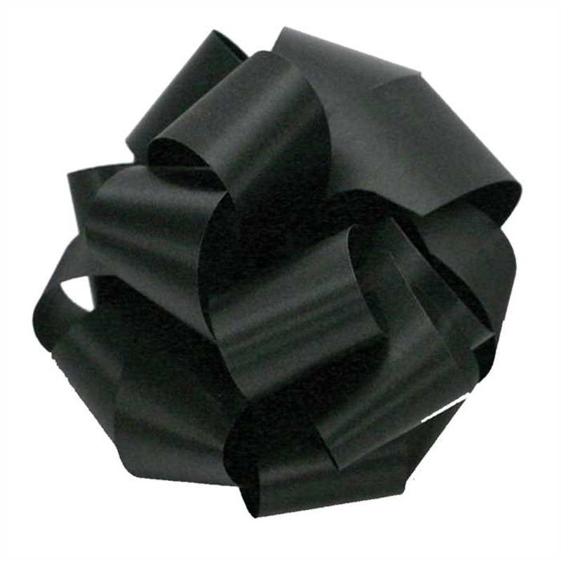 #40 BLACK (9871) – Satin Acetate #40 – 2.5 x 50yd – Black