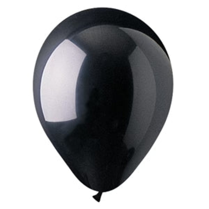916152 (14712) – Latex Balloon 12 Black