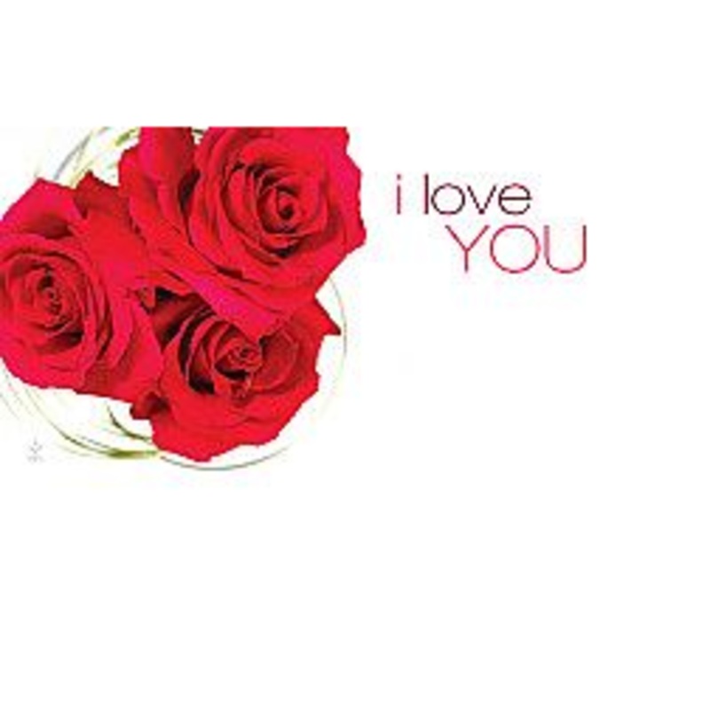 AC3425 (30313) – Capri Card – Love You, Red Roses