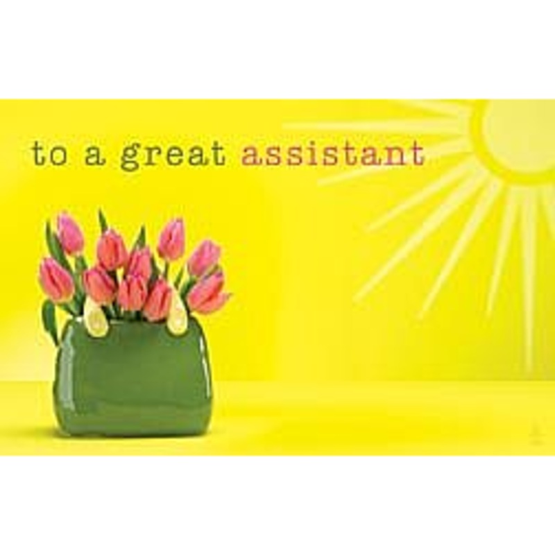 AC3440 (16838) – Capri Card – Assistant’s Day, Tulips Yellow