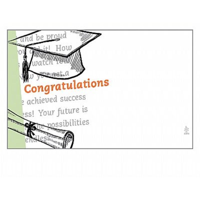 AC4807 (22433) – Capri Card – Congrats Grad, Cap & Diploma