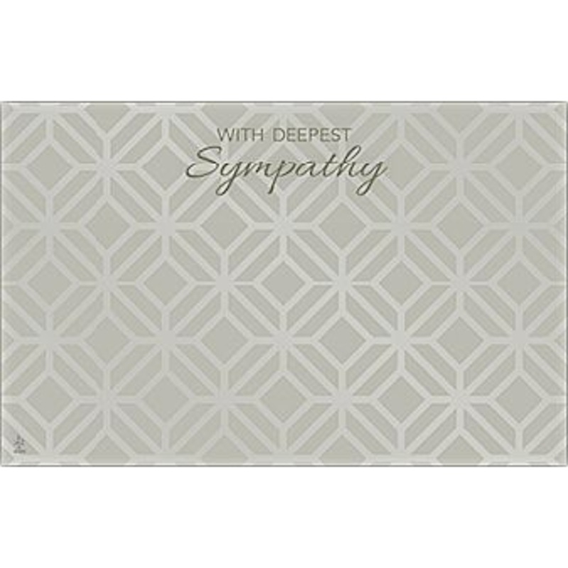 AC4901 (25384) – Capri Card  – With Deepest Sympathy, Grey