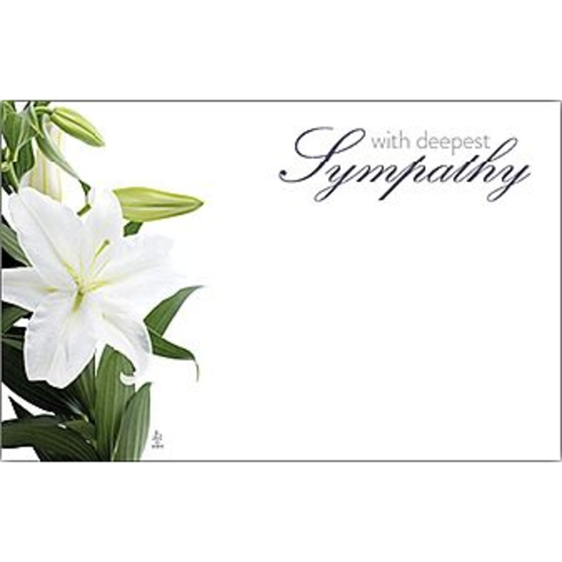 AC4902 (25378) – Capri Card – With Deepest Sympathy