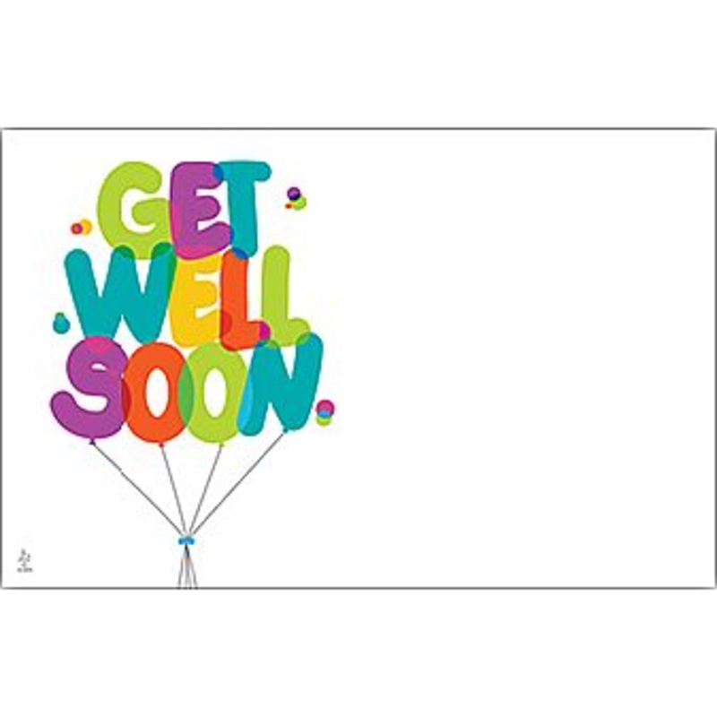 AC4905 (28124) – Capri Card – Get Well Soon, Colorful Lettering