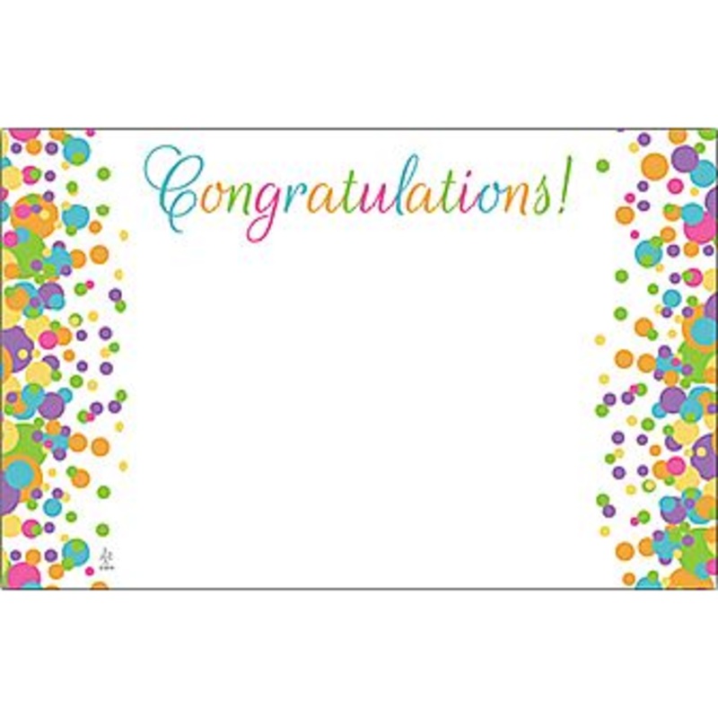 AC4909 (30311) – Capri Card – Congrats, Confetti