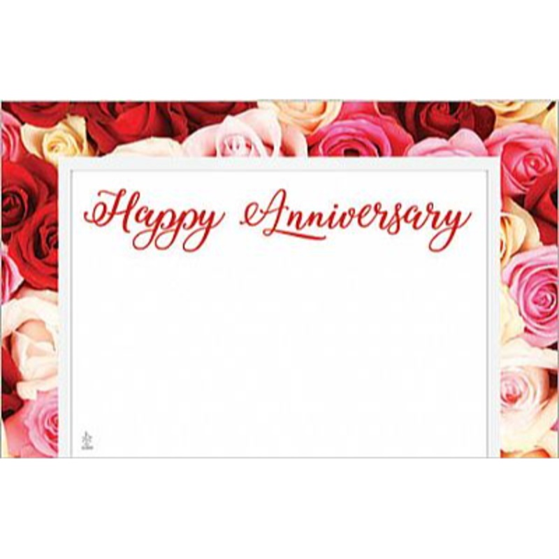 AC4949 (26534) – Capri Card – Happy Anniversary, Roses