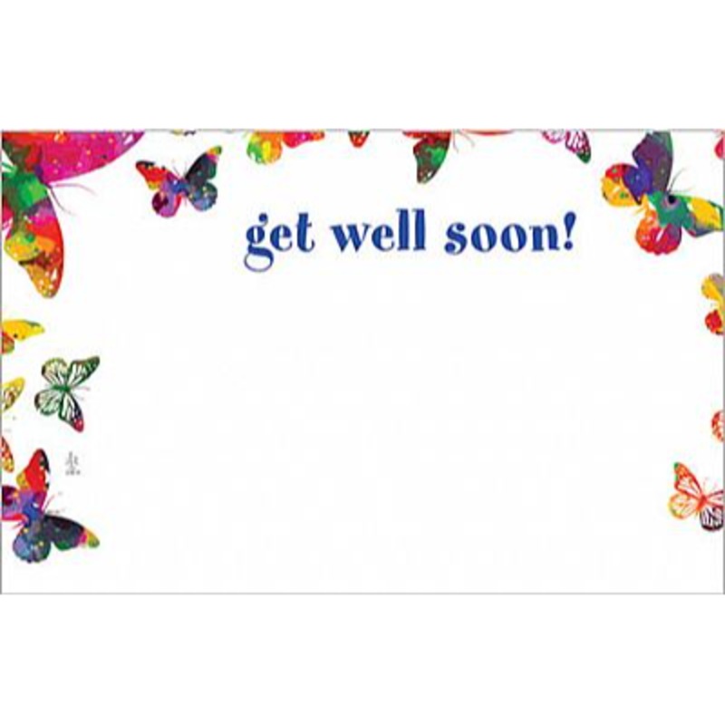 AC4953 (26532) – Capri Card – Get Well Soon, Butterflies
