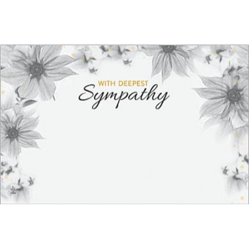 AC4961 (30315) – Capri Card – With Deepest Sympathy