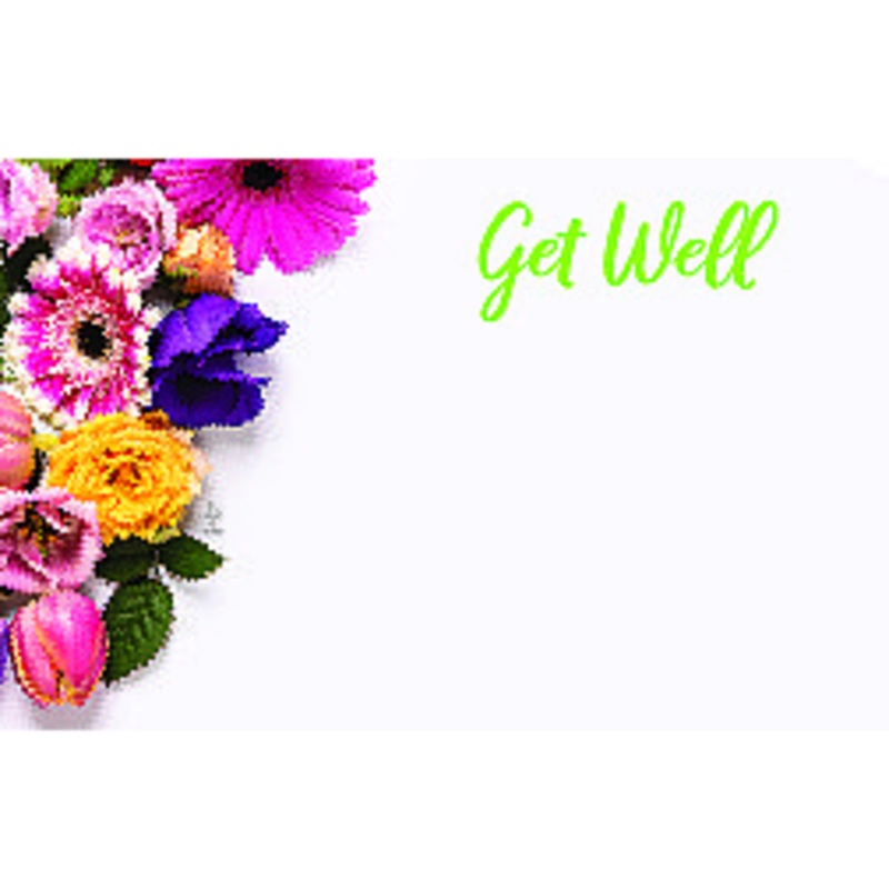 AC5106 (28815) – Capri Card – Get Well, Colorful Flowers