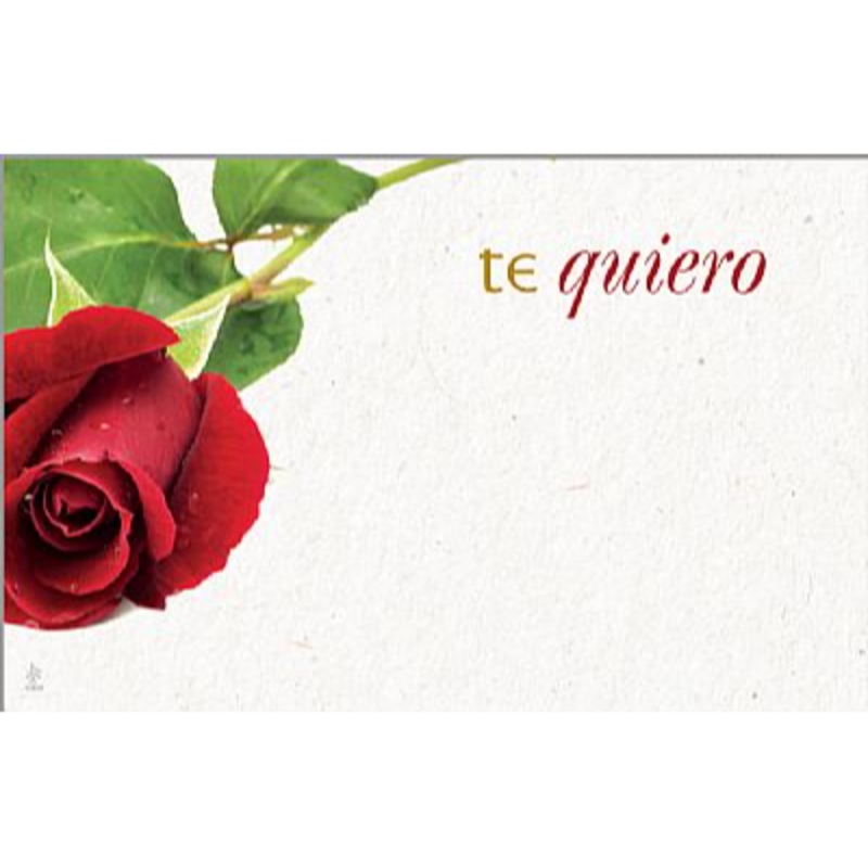 AZ4999 (30590) – Capri Card – Spanish I Love You, Rose