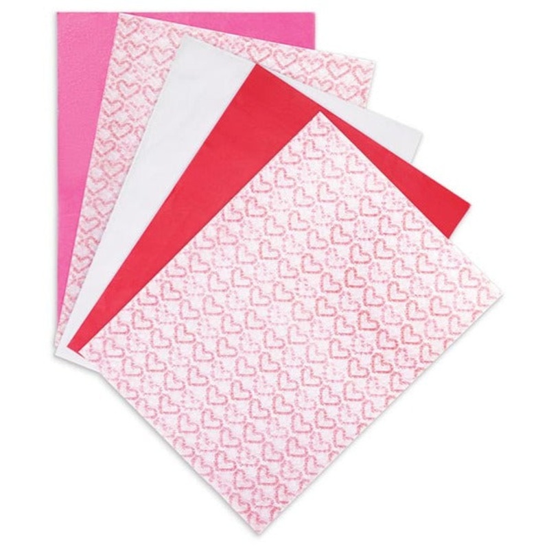 WT182420HFRAZ (29375) – Waxed Tissue – 18 x 24 – Hearts & Flowers