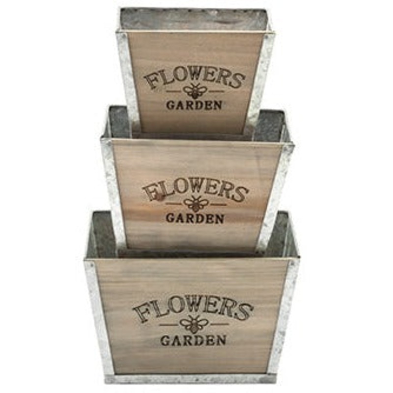 13642 (27912) – Square Planter Set/3