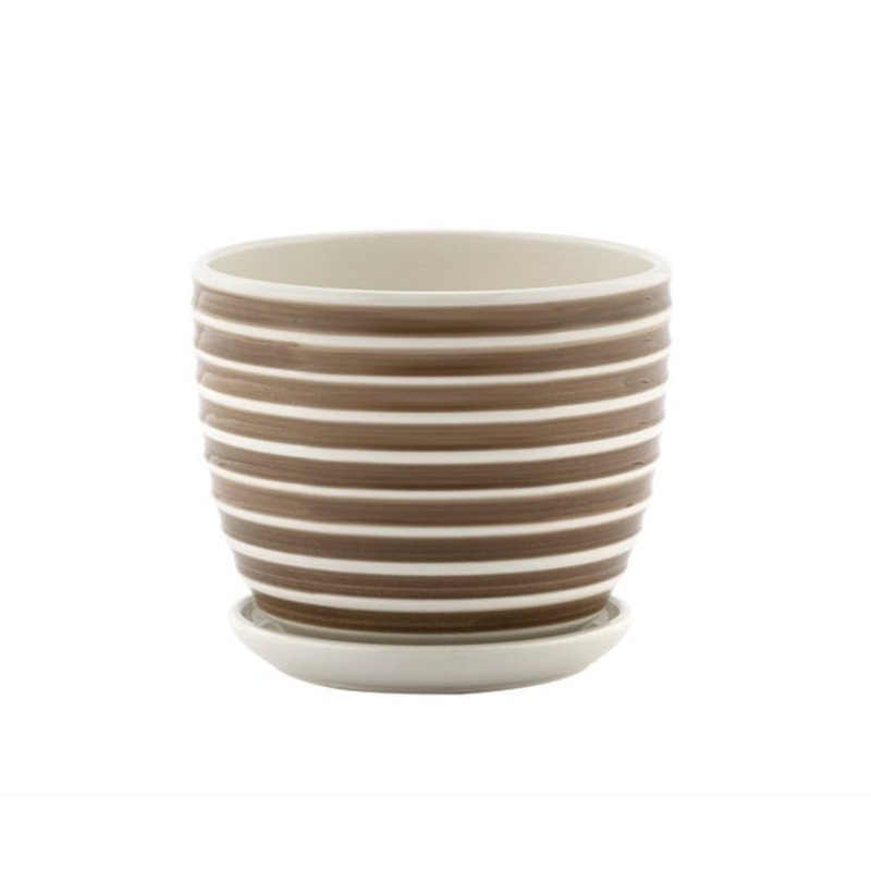 14025 (29481) – White Taupe Pot 5.25 Small