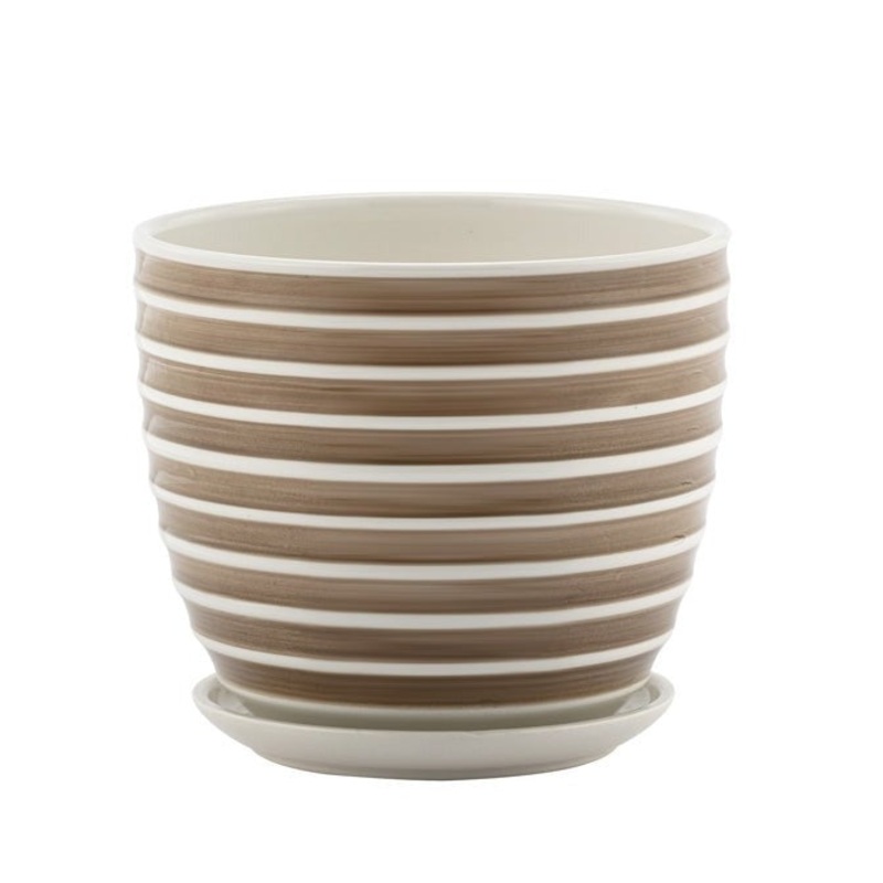 14026 (29483) – White Taupe Pot 6.5 Medium