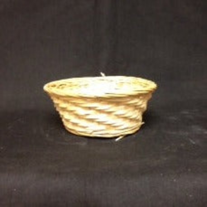 2-016/1 (589) – Bread Round Natural Bamboo