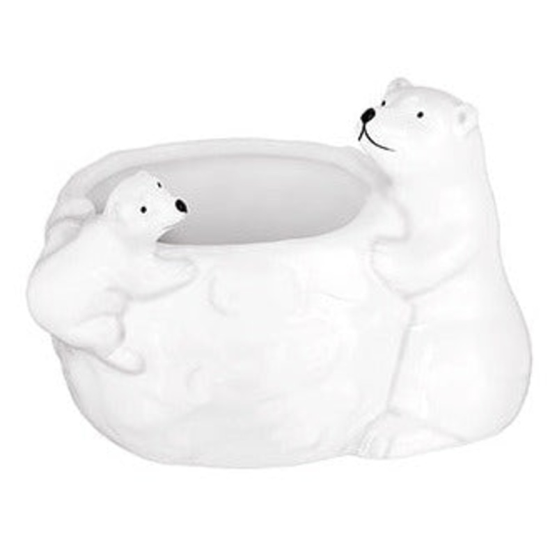 51376 (27363) – Polar Bear Planter 3.5X4.5