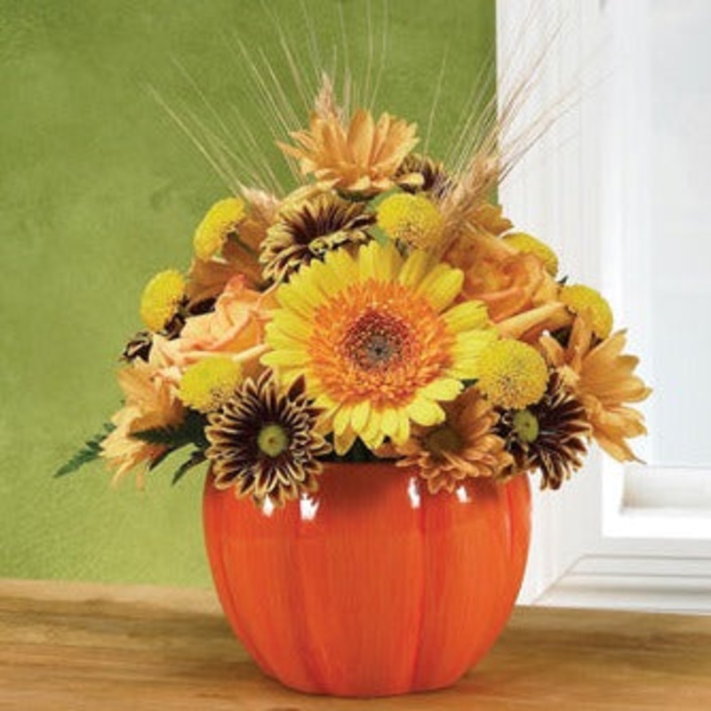 77312 (22651) – Pumpkin Planter Orange 4.5x 4.5