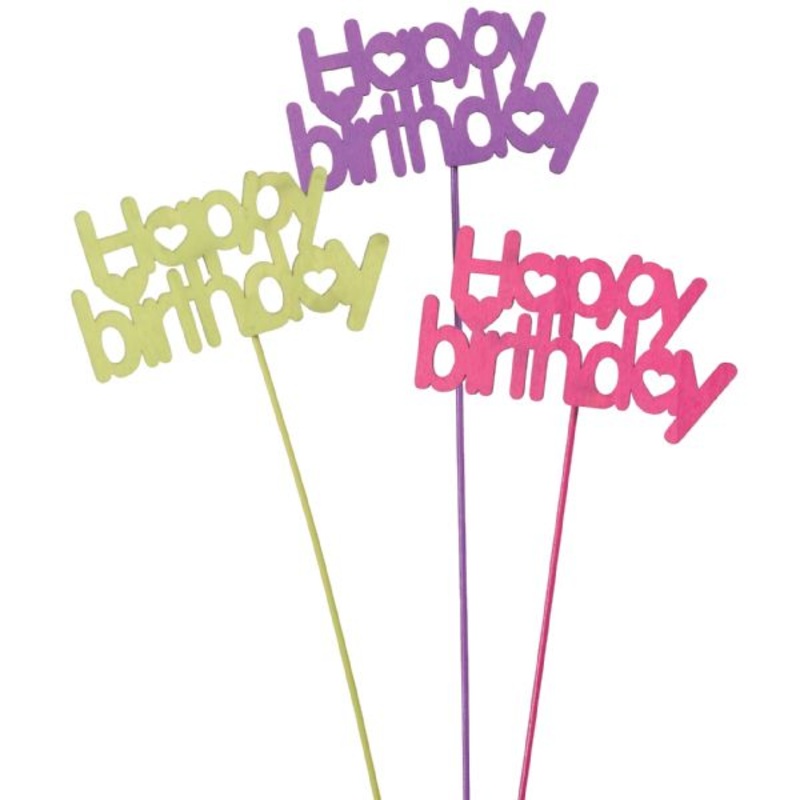 9-340K/1-HAP (30286) – Happy Birthday Pick 5X3 12/Pk