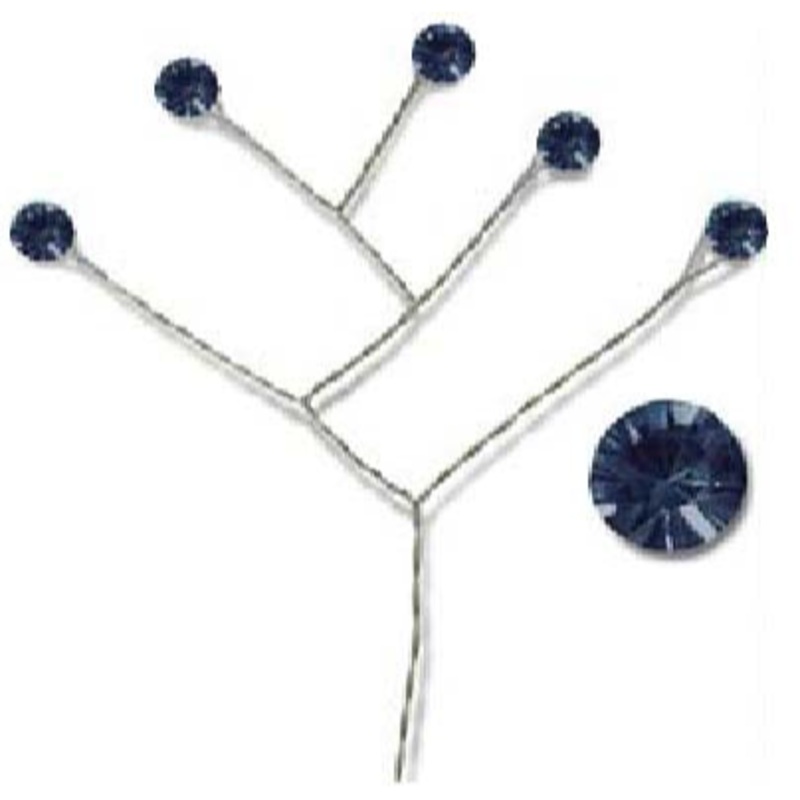 107/B (20551) – Rhinestone Spray Black, 12/Pk