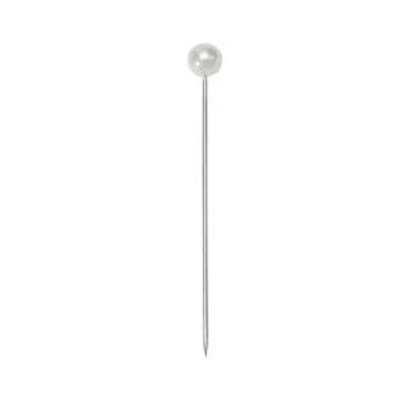 MA1102-PL (31011) – Corsage Pin Round 2.5 Pearl, 144/B