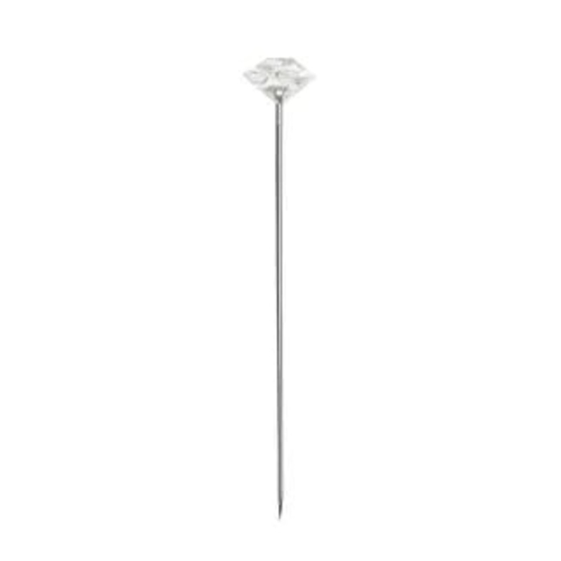MA1112-CL (11524) – Diamante Pins 2 Clear 100/Bx