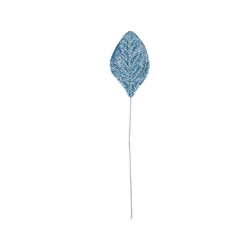 MA3880-BL (17684) – Glitter Leaves Blue 50/Pk