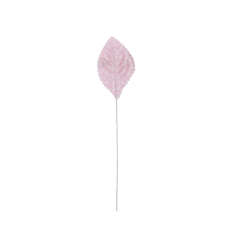MA3880-PK (17683) – Glitter Leaves Pink 50/Pk