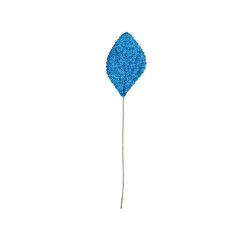MA3880-RB (22802) – Glitter Leaves Royal Blue 50/Pk